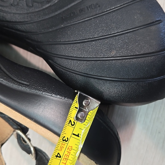 SAS Comfort Tripad Women Black Leather Sandals Shoes Sz 10W - Picture 11 of 11